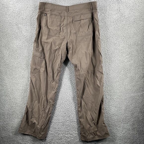 Prana Born From The Experience XL Men's Gray Hiking Pants 38X32 Breathe - Picture 3 of 3